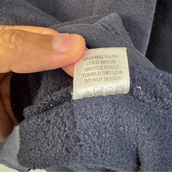 Harvard Navy Collegiate Sweatshirt Hoodie med - Picture 9 of 9